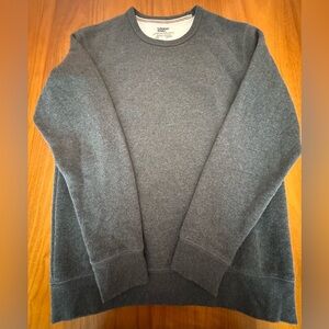 Lands' End Serious Sweats Charcoal Crewneck Sweatshirt, size S